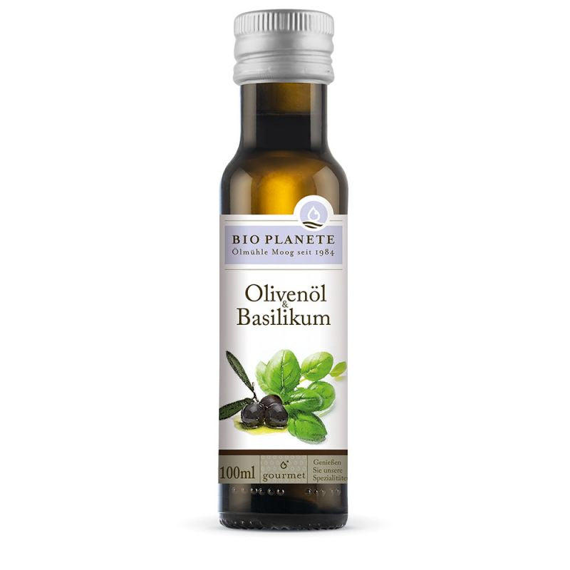 BIO PLANÈTE Olivenöl Basilikum, Bio – 100 ml