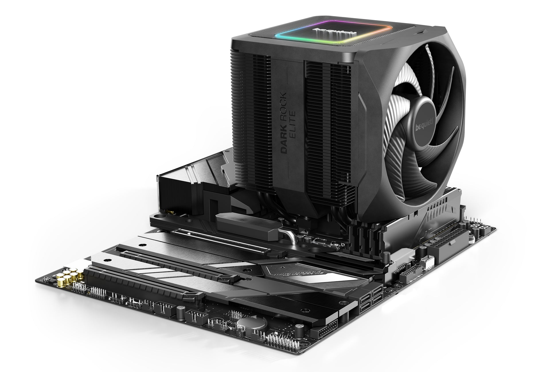 be quiet! be quiet Dark Rock Elite – CPU-Kühler – 2×13,5 cm, 7 Wärmerohre, für LGA 1700, AM5, AM4 und andere
