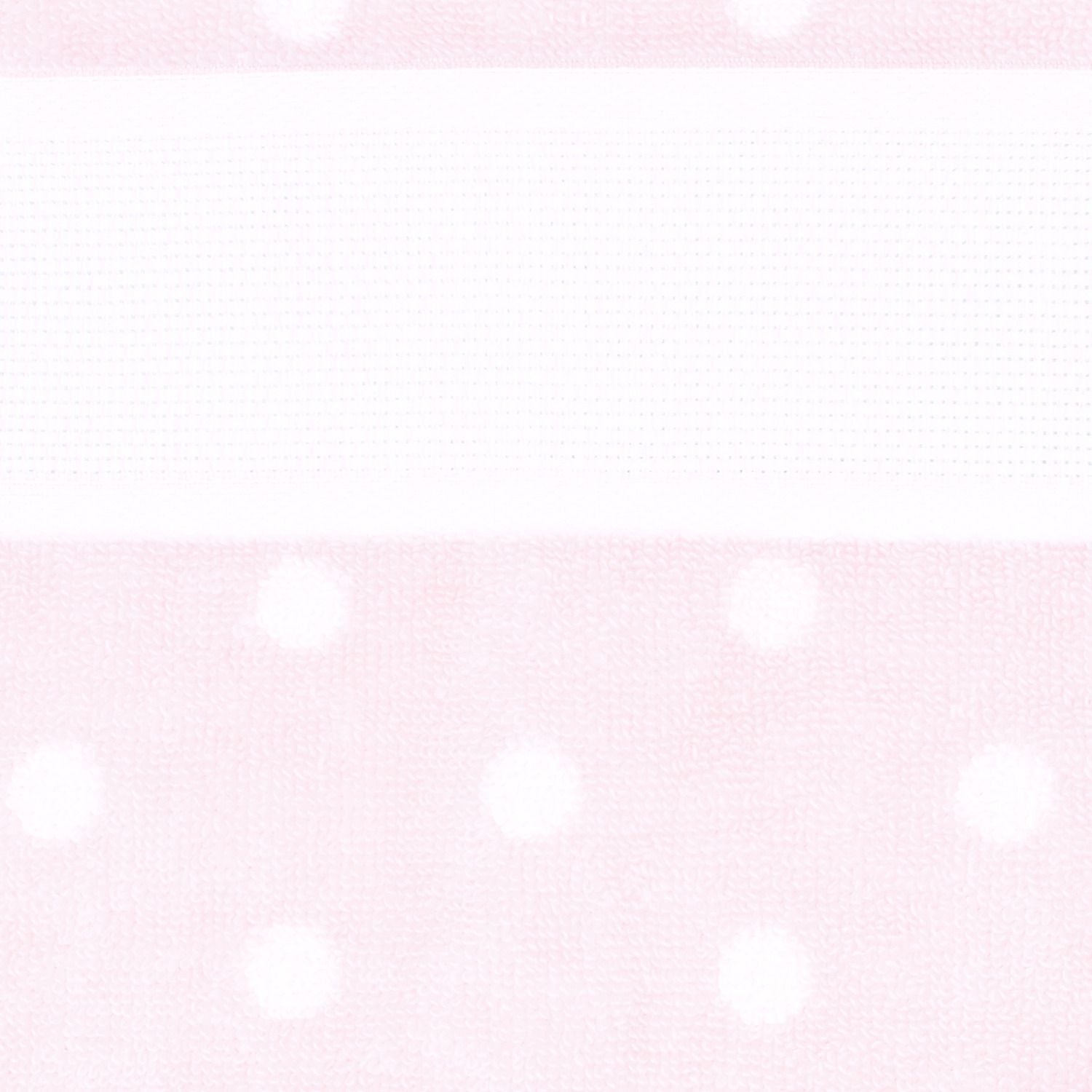 Rico Design Lätzchen gepunktet, 30 × 34 cm, Baumwolle, Hellrosa