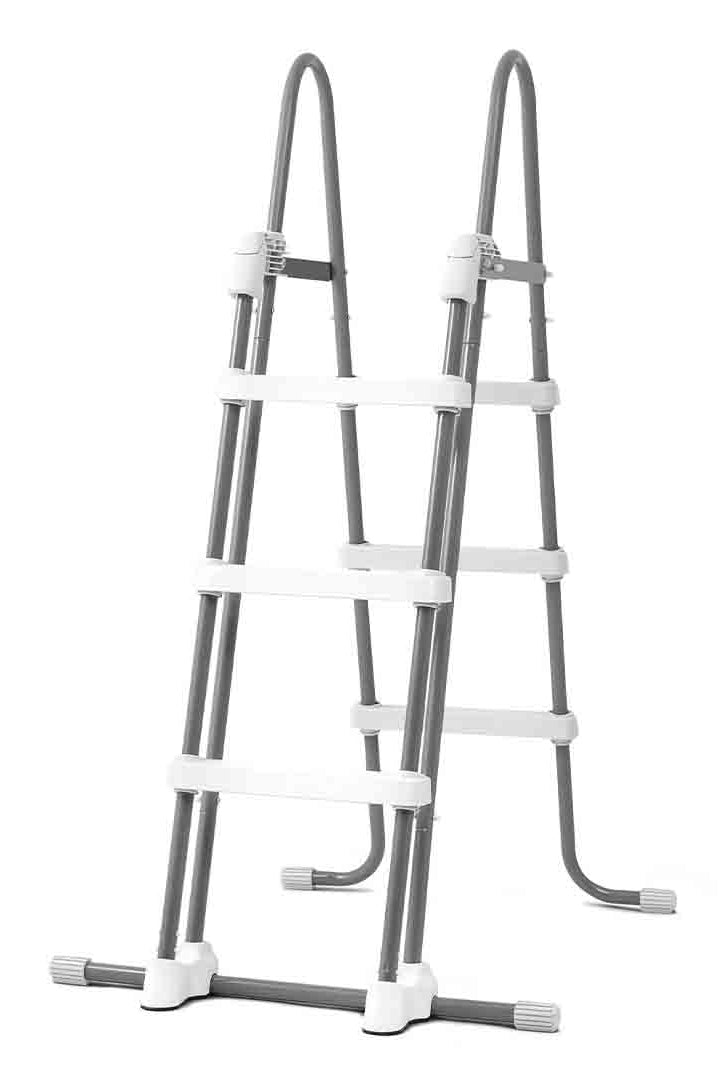 Intex 28075 Poolleiter – Abnehmbare Tritte – Für Poolhöhe bis 1070 mm
