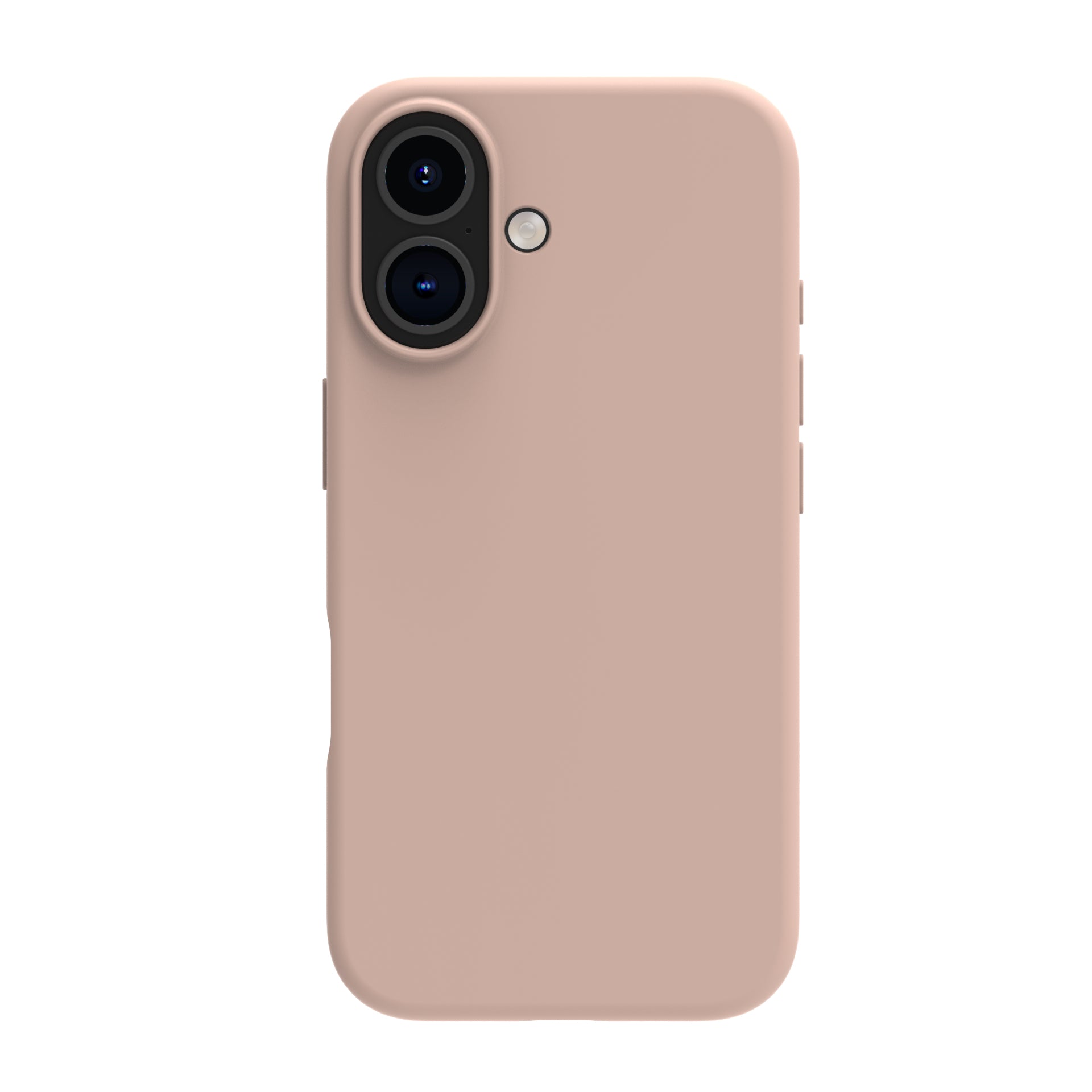 dbramante1928 Monaco Backcover – für Apple iPhone 16, MagSafe, Recycling-Kunststoff, Pink Sand