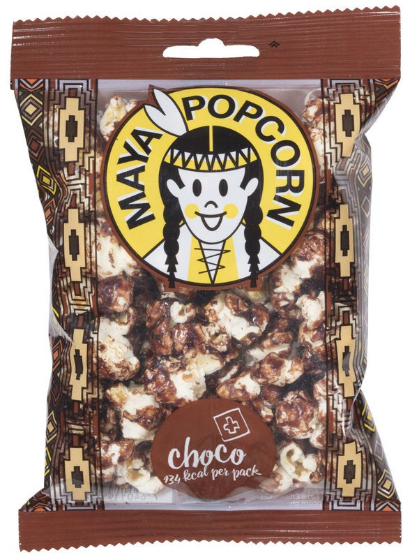 Maya Popcorn Schokolade – 16 × 33 g – Pilzförmig