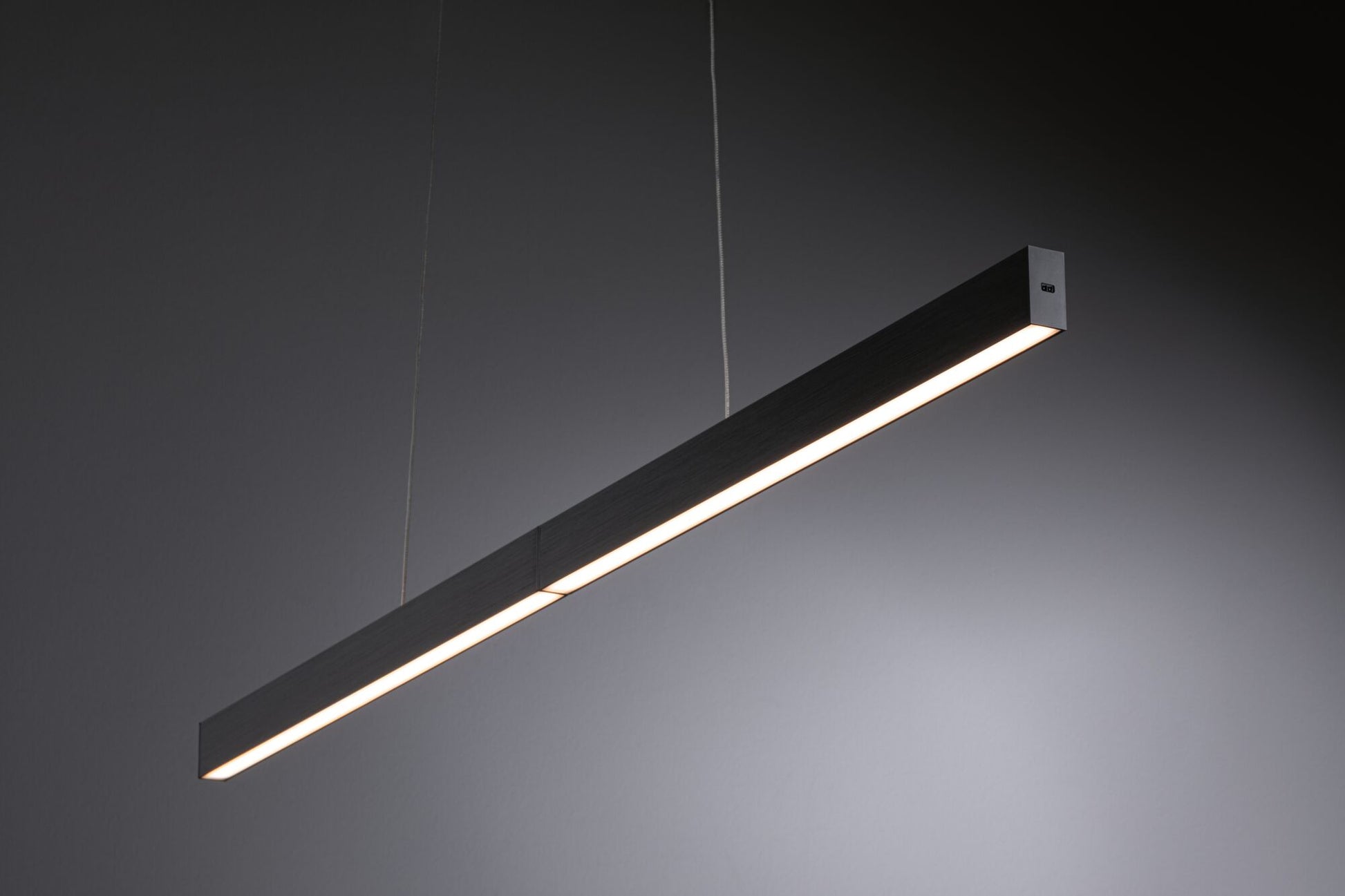 Paulmann Pendelleuchte Aptare – 180 × 5 × 150 cm, 4100 lm, 16,5 W, 2700 K, dimmbar, schwarz