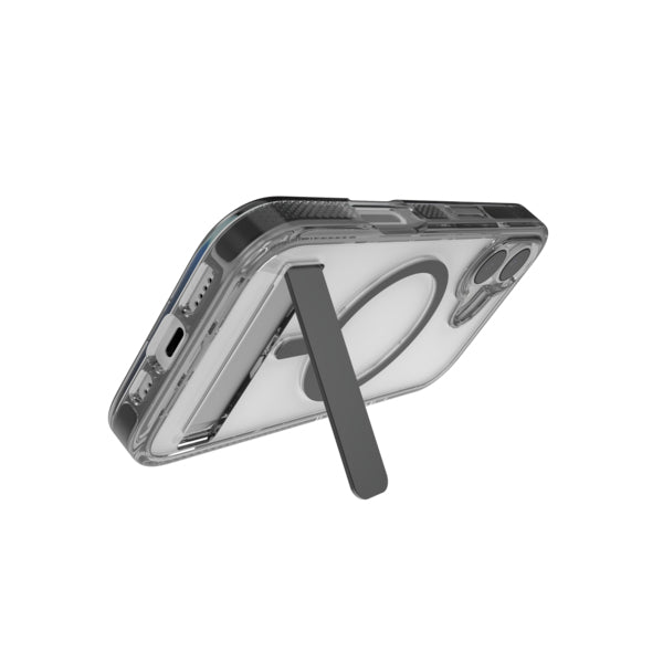 ZAGG Santa Cruz Snap Backcover – für Apple iPhone 17, Graphen, Schwarz/Transparent, bis 4 m sturzsicher
