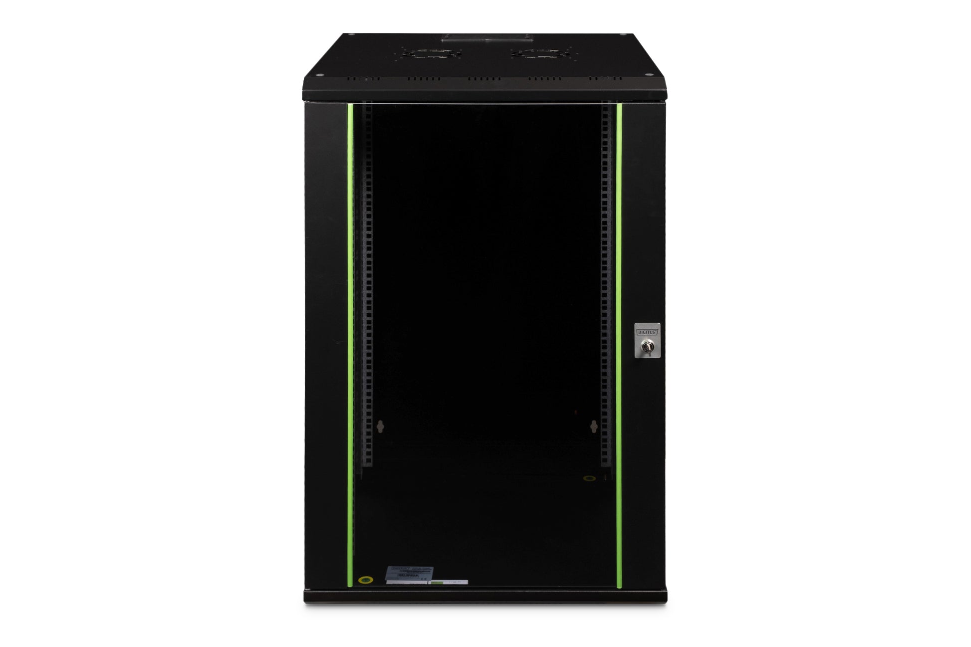 Digitus Unique – 19" Wandverteiler 20U, IP20, abschliessbar, 600 × 600 × 998 mm, schwarz, Stahl