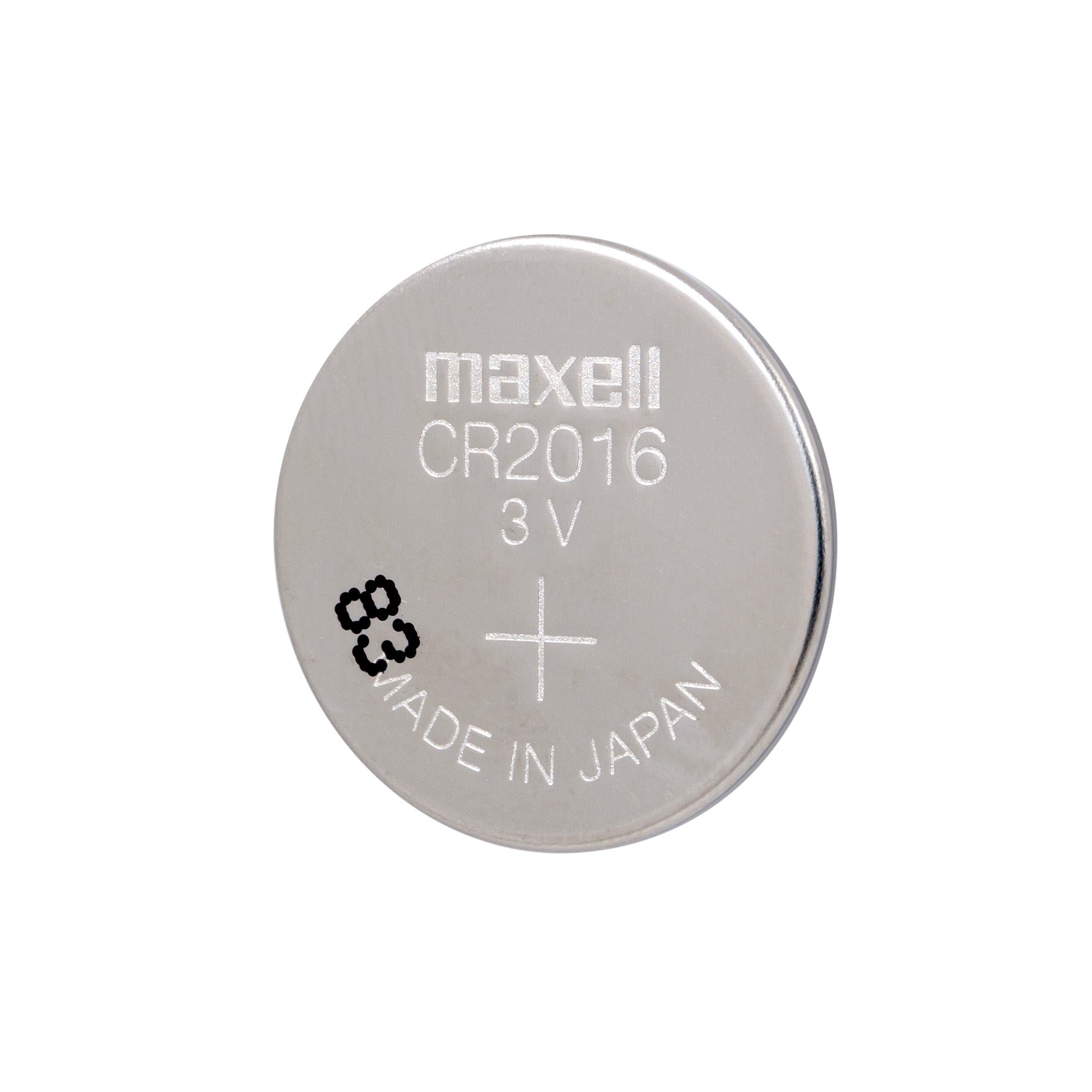 Maxell Knopfzelle CR2016, Lithium-Mangandioxid, 3 V – 1 Stk.