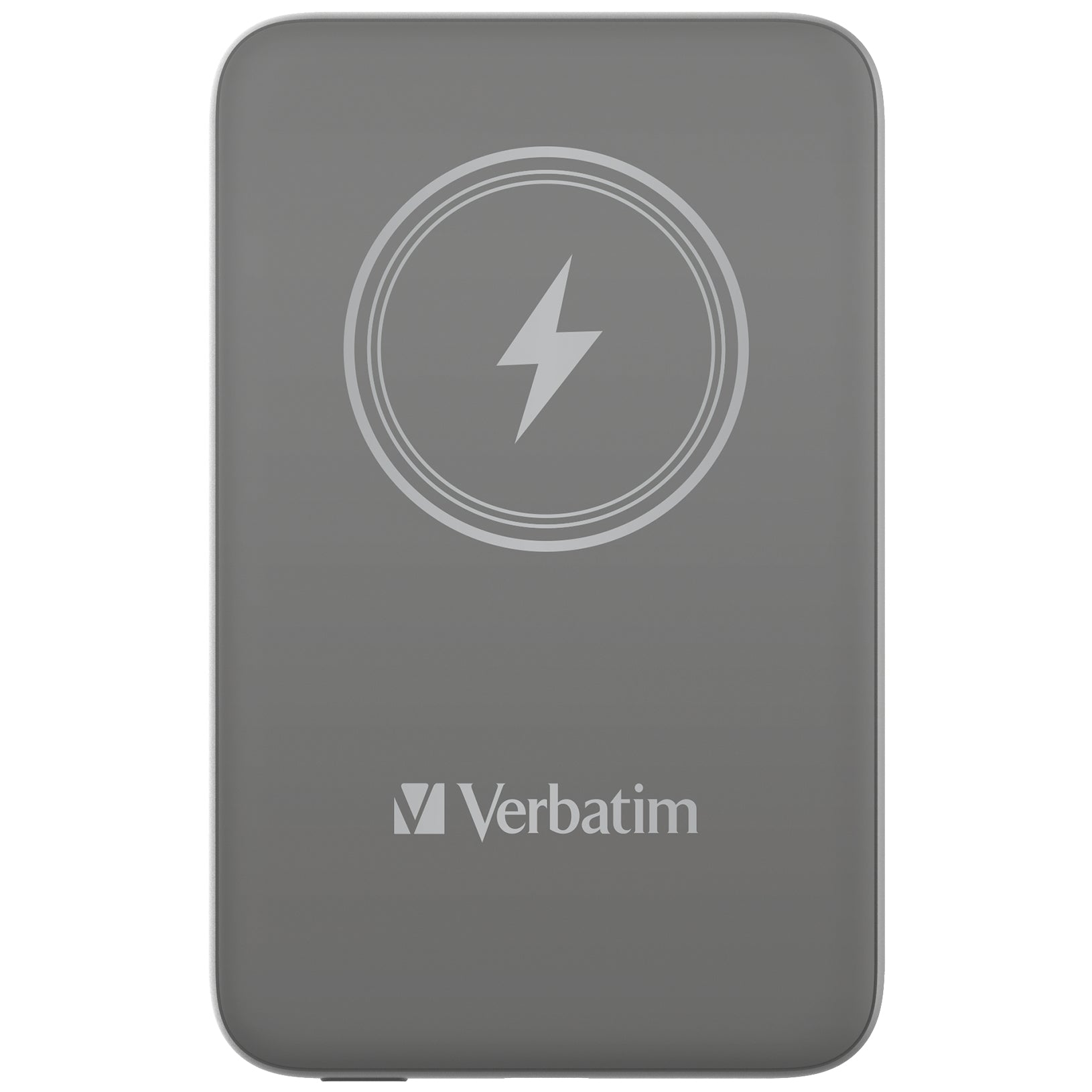 Verbatim MagSafe Powerbank 10'000 mAh – 20 W PD, Wireless 15 W, 1× USB-C, Grau