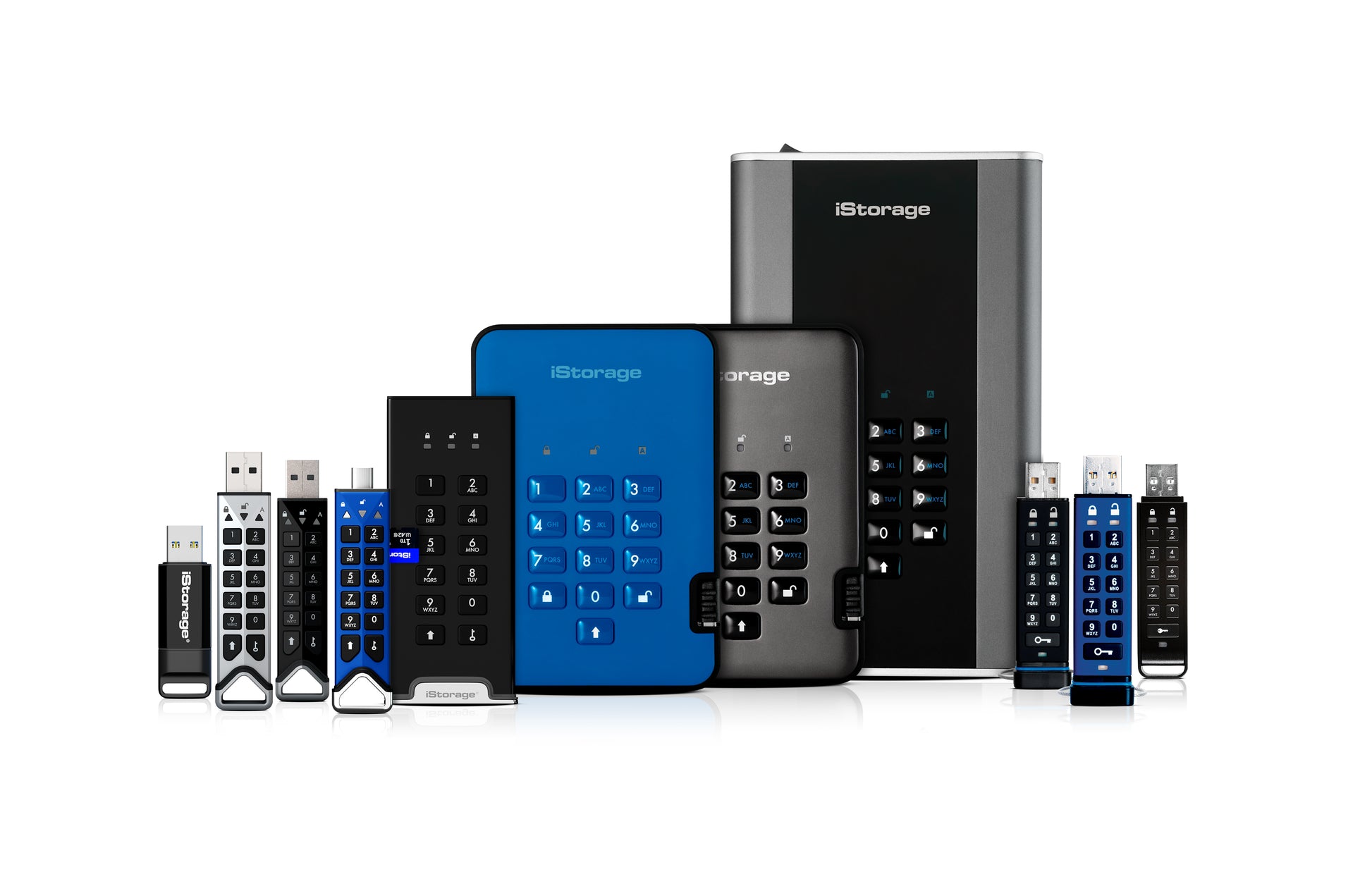 Origin Storage DISKASHUR PRO2 SSD – 8 TB, 256-Bit-Verschlüsselung, FIPS 140-2 zertifiziert