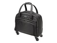 Kensington Contour 2.0 – Business-Trolley 15,6", 25 l, 4 Rollen (Spinner), Polyester, Schwarz