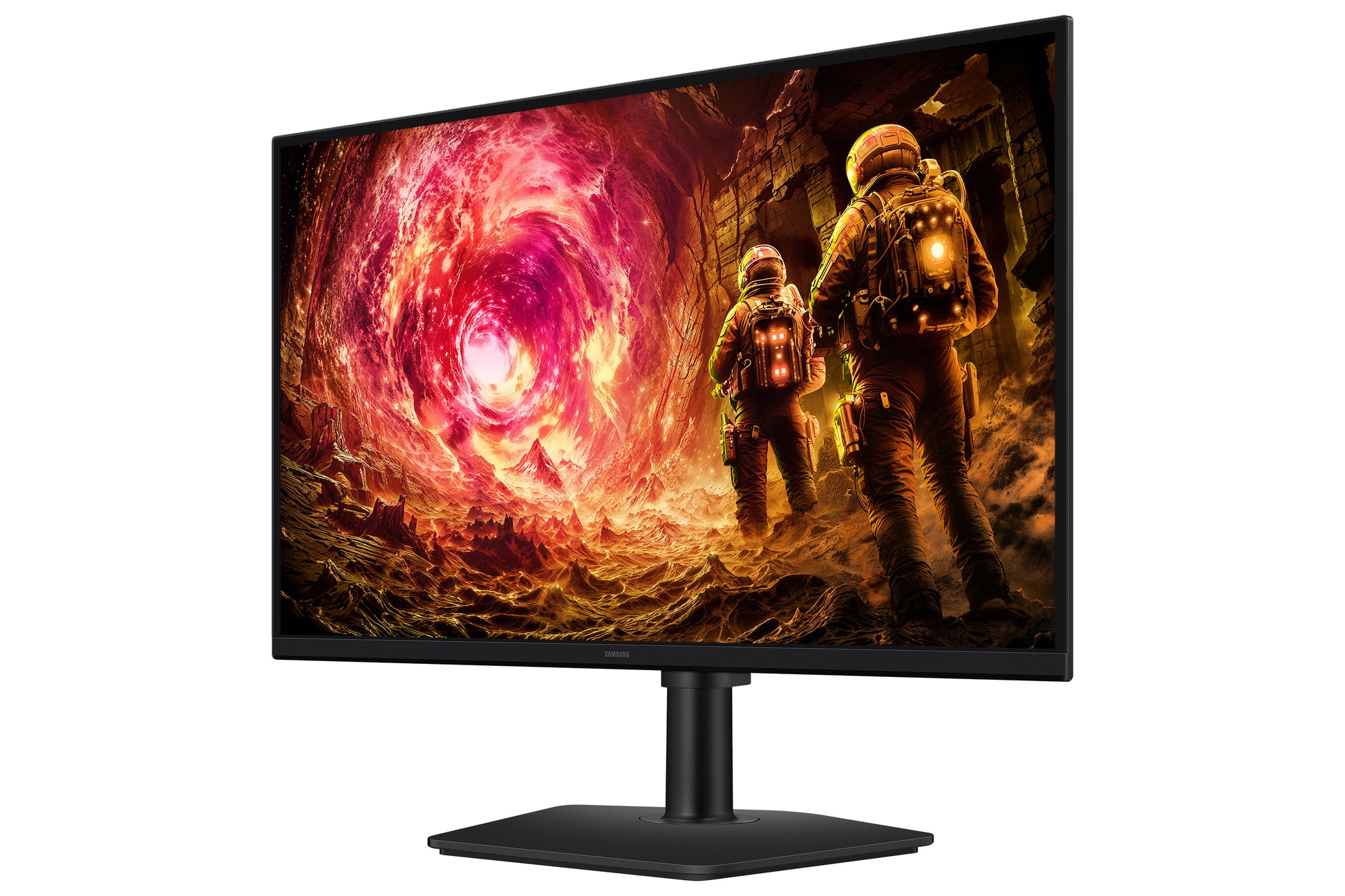Samsung G50F – Monitor, 27" 2560 × 1440 (WQHD), IPS, 180 Hz, 300 cd/m², VESA 100 × 100, Schwarz