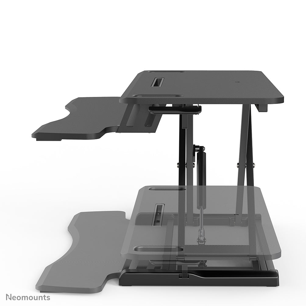 Neomounts Stehtisch – 95 × 62 × 51 cm – schwarz – höhenverstellbar