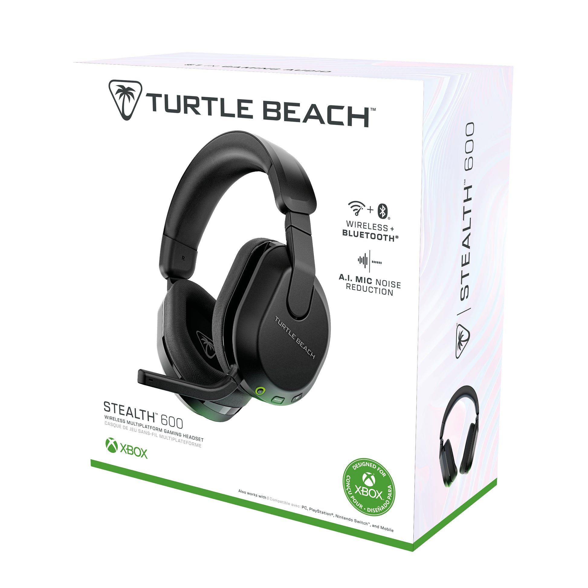 Turtle Beach Stealth 600 GEN3 – Over-Ear Gaming-Headset – 2,4 GHz + Bluetooth 5.2, Flip-Mute-Mikrofon – bis 80 h