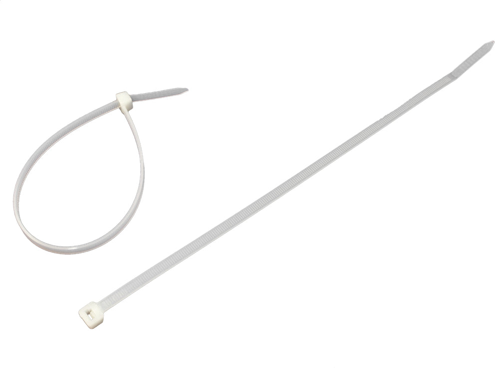 VALUE Kabelbinder, 250×4,8 mm, 100er-Pack, abgewinkelt – naturfarben