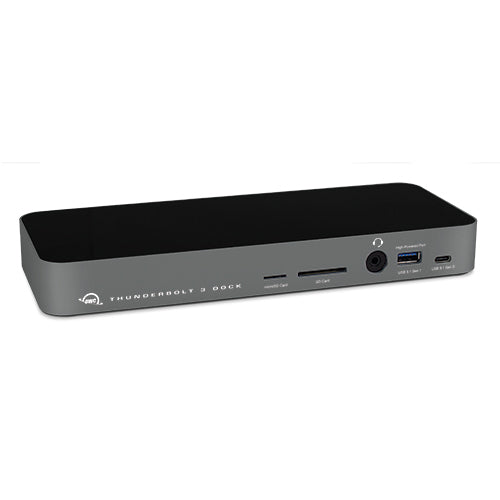 OWC Dockingstation – Thunderbolt 3, 1× DP, 5× USB-A, 1× USB-C, 85 W PD, SD/microSD, für Windows/Mac