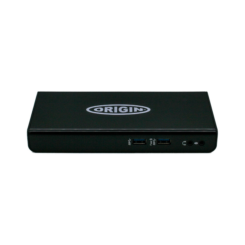 Origin Storage OSDOCK-USB3 Dockingstation – USB-A, 1× HDMI, 1× DVI, 5× USB-A, 1× USB-B, GbE, 3,5 mm Audio