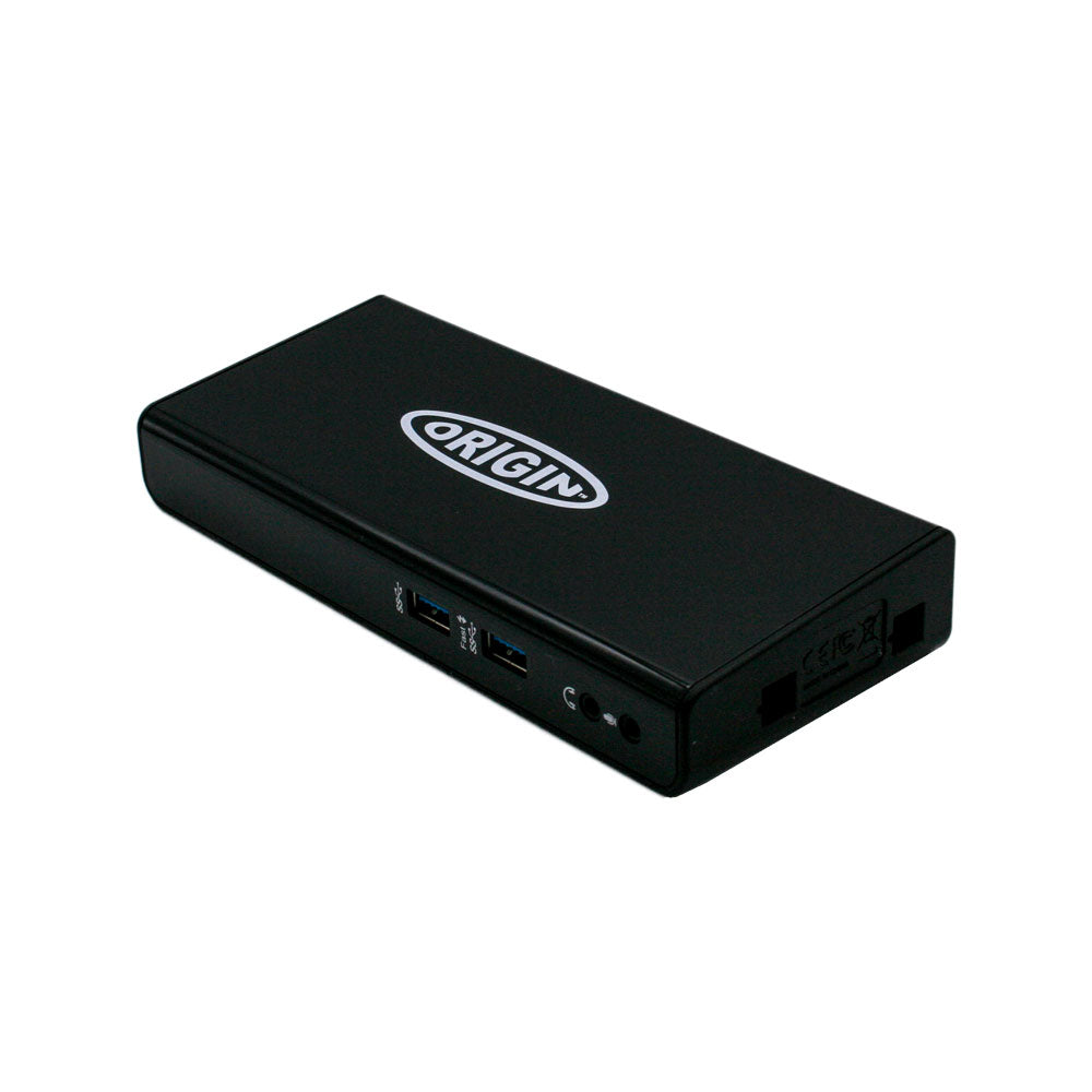 Origin Storage OSDOCK-USB3 Dockingstation – USB-A, 1× HDMI, 1× DVI, 5× USB-A, 1× USB-B, GbE, 3,5 mm Audio