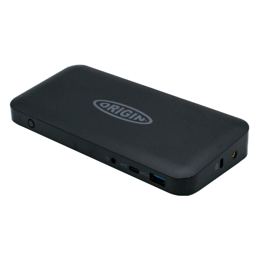 Origin Storage OSDOCK-USBC Dockingstation – USB-C, 2× DP, 1× HDMI, 3× USB-A, 85 W PD, GbE, 3,5 mm Audio