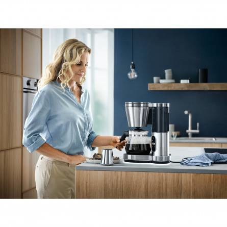 WMF Lumero Filterkaffeemaschine – 10 Tassen – 1,2 l – Edelstahl/Schwarz