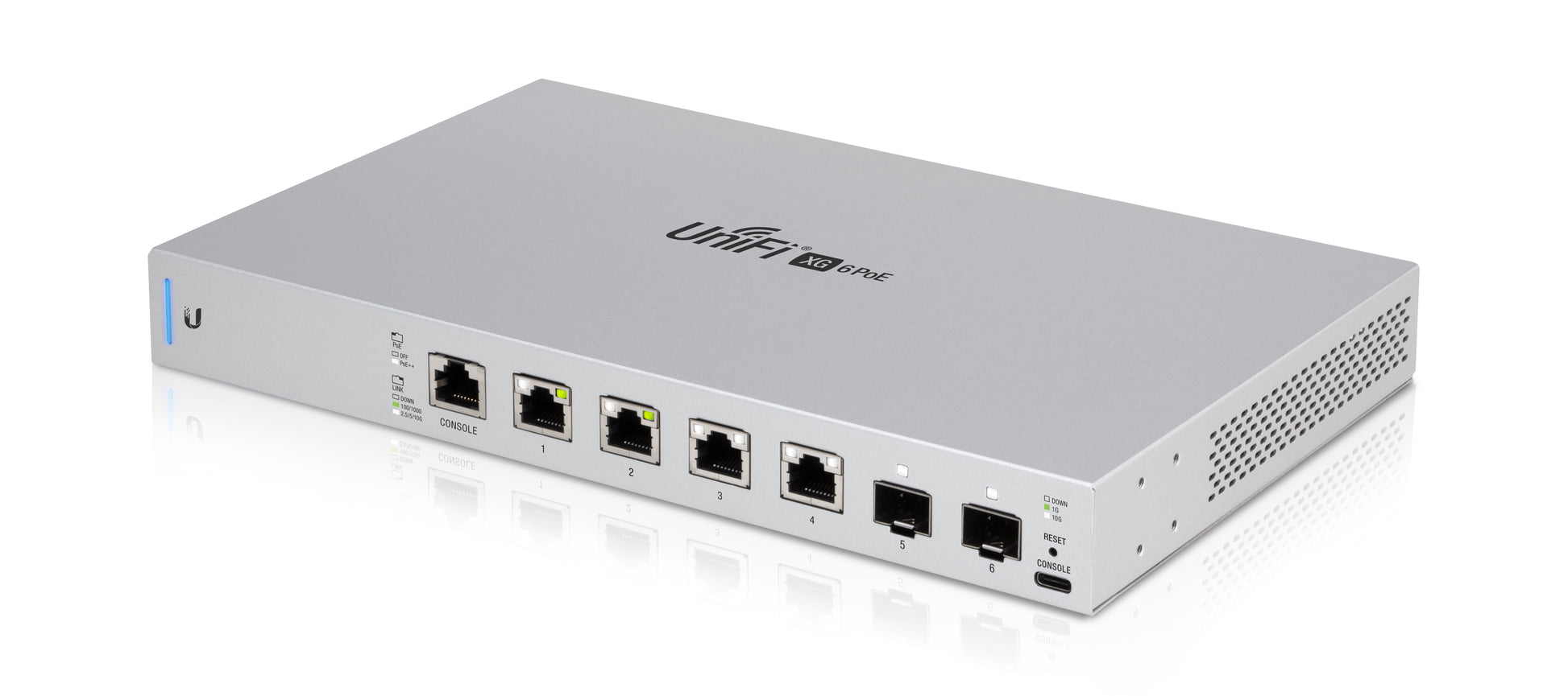 Ubiquiti US-XG-6POE – Managed Switch – 4×10G, 2×SFP+, PoE++ 240 W, 1U
