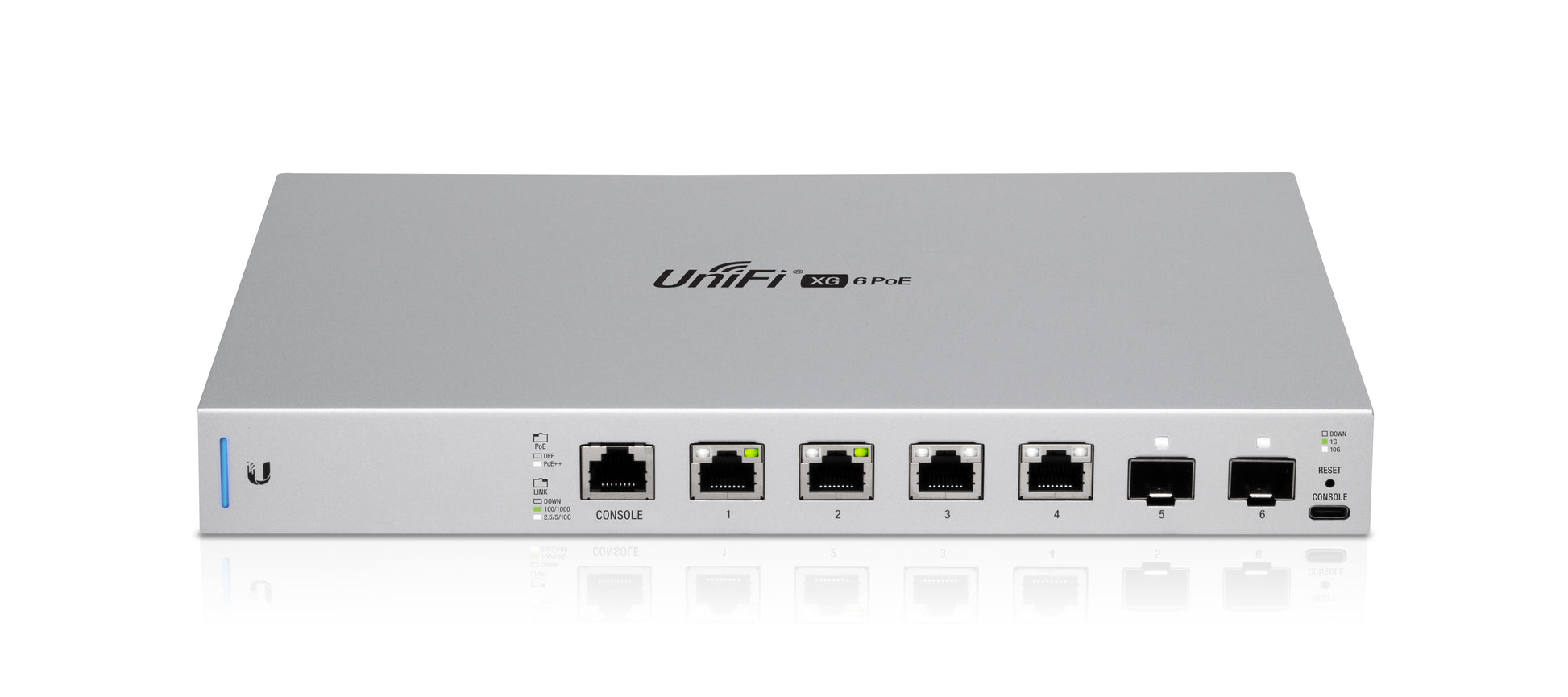 Ubiquiti US-XG-6POE – Managed Switch – 4×10G, 2×SFP+, PoE++ 240 W, 1U