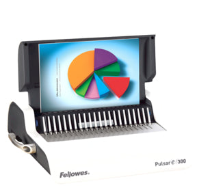 Fellowes Pulsar E 300 Bindegerät – Plastikbindung, A4, 20 Blatt, Elektrische Stanzung