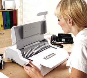 Fellowes Pulsar E 300 Bindegerät – Plastikbindung, A4, 20 Blatt, Elektrische Stanzung