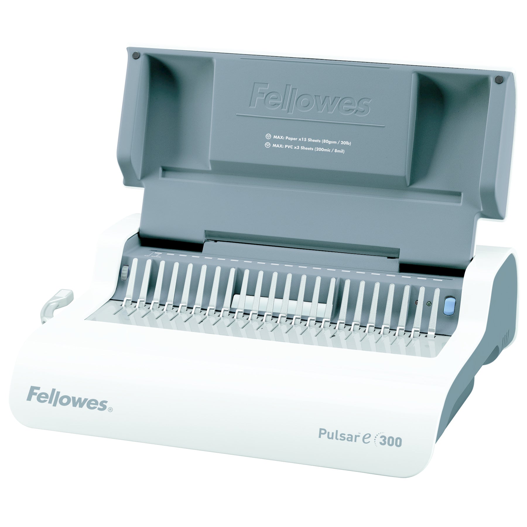 Fellowes Pulsar E 300 Bindegerät – Plastikbindung, A4, 20 Blatt, Elektrische Stanzung