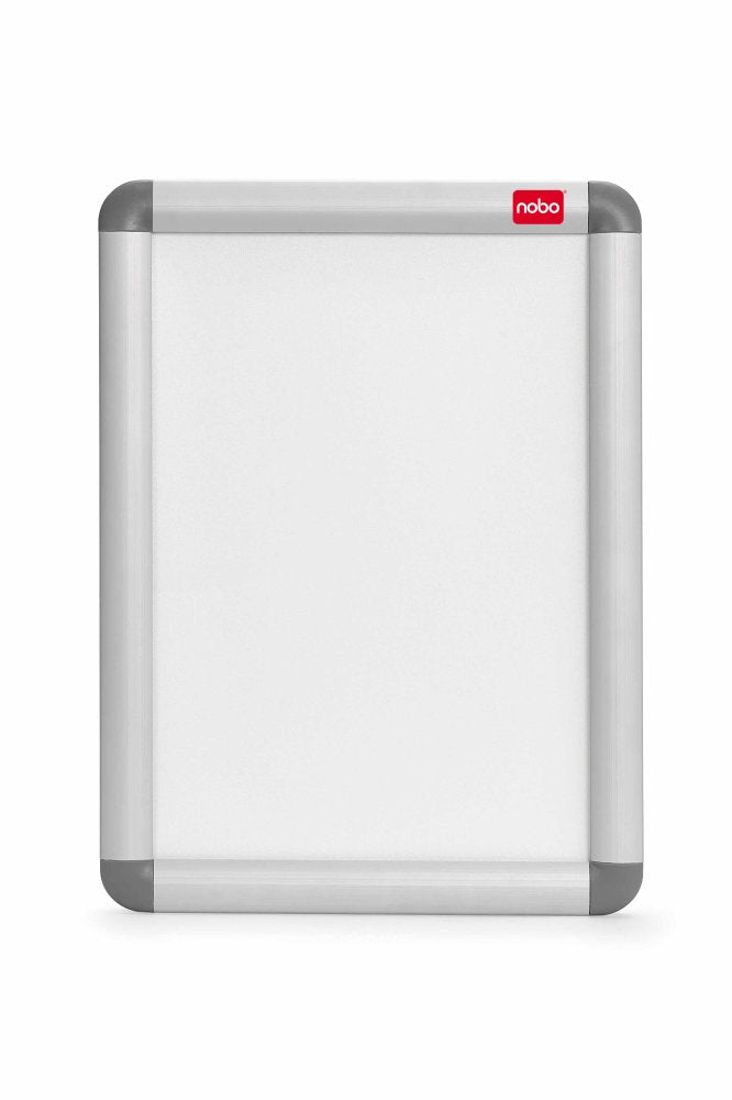 Nobo Plakatrahmen – 252 × 342 mm, silber, wetterfest, spritzwassergeschützt, für A4