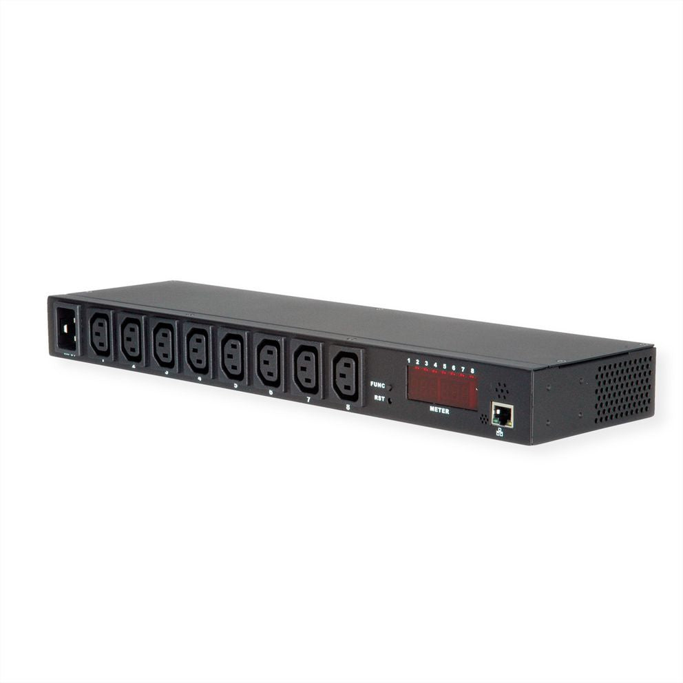 VALUE Rack-PDU – Überwacht, Geschaltet, Rack 1U, 16 A 230 V, 8×C13, C20, 1,8 m