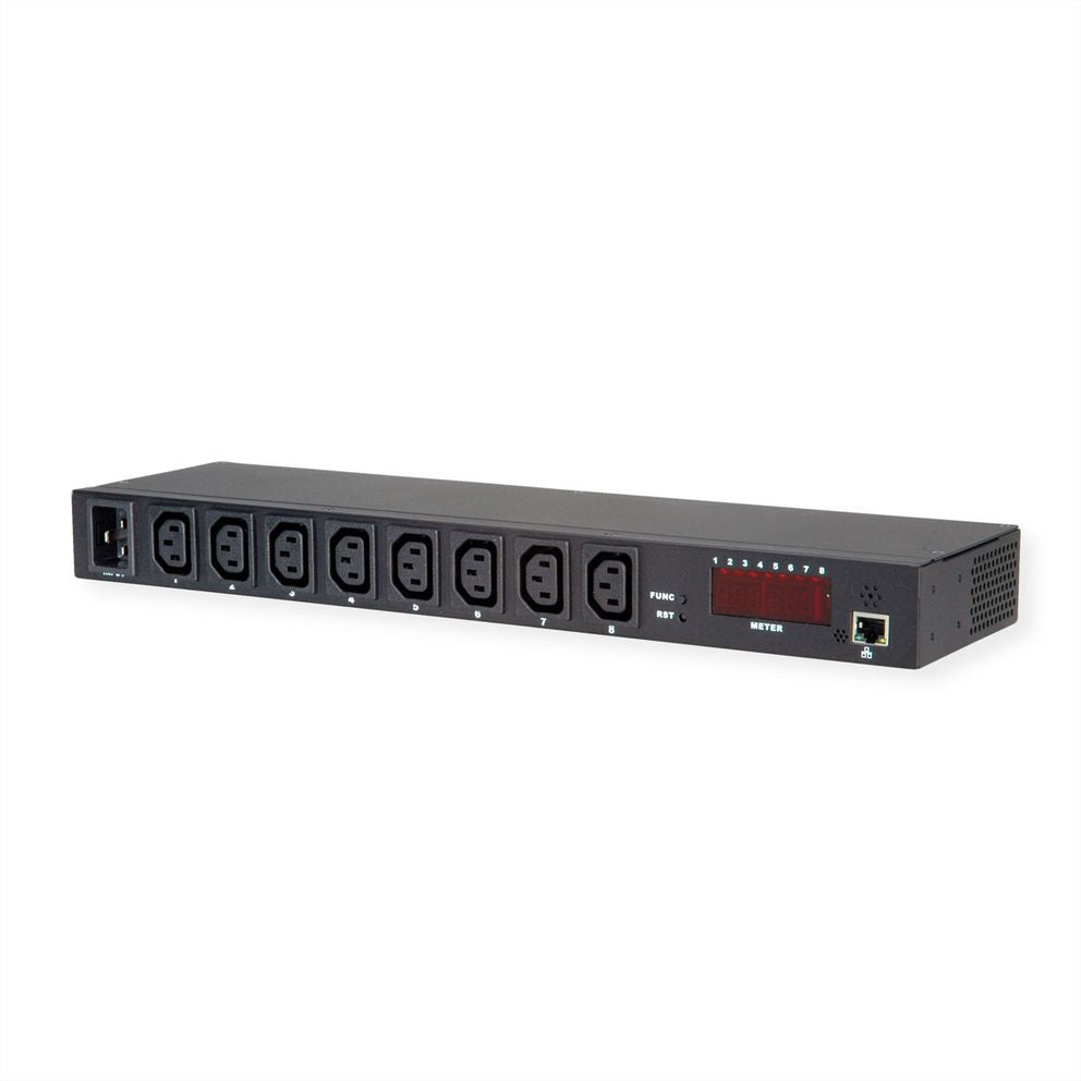 VALUE Rack-PDU – Überwacht, Geschaltet, Rack 1U, 16 A 230 V, 8×C13, C20, 1,8 m