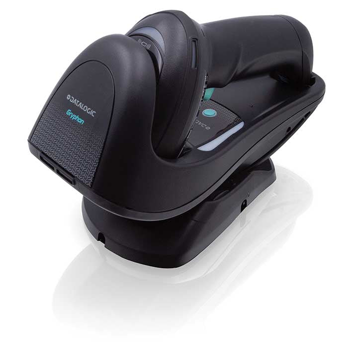 Datalogic Gryphon GM4500-HC-910K10-B – Barcodeleser – Funk 910 MHz – Kit: Ladestation + USB-Kabel