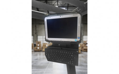 Gamber-Johnson Tablet-Rahmen – für VESA 75×75 – Vertikale Montage – Schwarz
