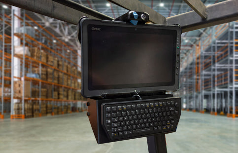 Gamber-Johnson Tablet-Rahmen – für VESA 75×75 – Vertikale Montage – Schwarz