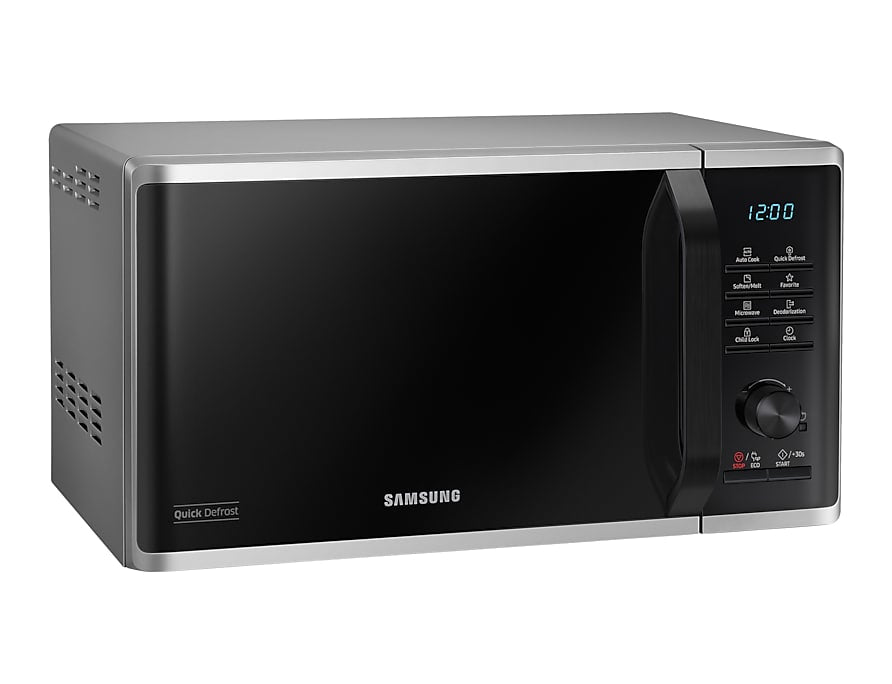 Samsung Solo-Mikrowelle MS23K3515AS – 23 l, Keramikboden, 800 W – Silber