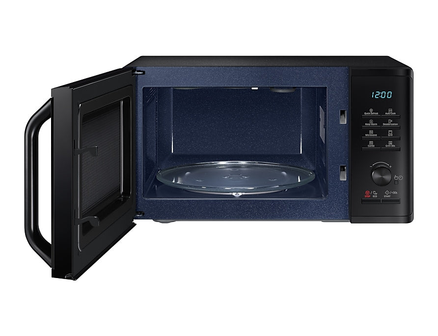 Samsung Grill Mikrowelle MG23K3505AK/SW – 23 l, Grill & Keramikboden, 800 W – Schwarz