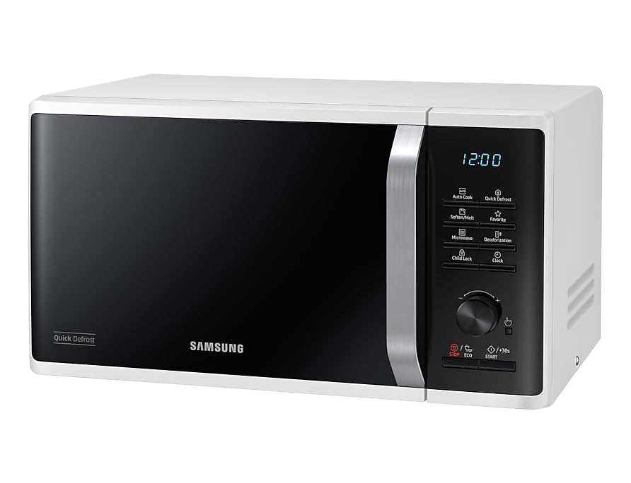 Samsung Mikrowelle MS23K3515AW – 23 l, Warmhaltefunktion & Abtaufunktion, 800 W – weiss