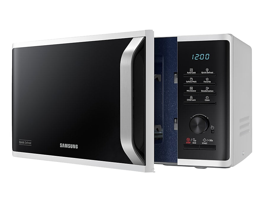 Samsung Mikrowelle MS23K3515AW – 23 l, Warmhaltefunktion & Abtaufunktion, 800 W – weiss