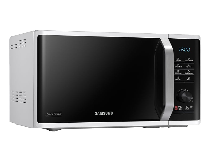 Samsung Mikrowelle MS23K3515AW – 23 l, Warmhaltefunktion & Abtaufunktion, 800 W – weiss