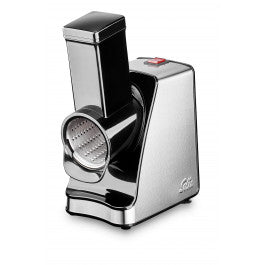 Solis Reibschnitzler Slice & More 8401 – 350 W, 5 Zylinder – schwarz/edelstahl