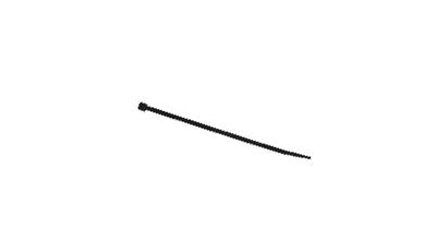 VR Technics Kabelbinder, 300×3,6 mm, 100er-Pack, selbstverlöschend (UL94 V-2), -35°C bis +85°C – schwarz
