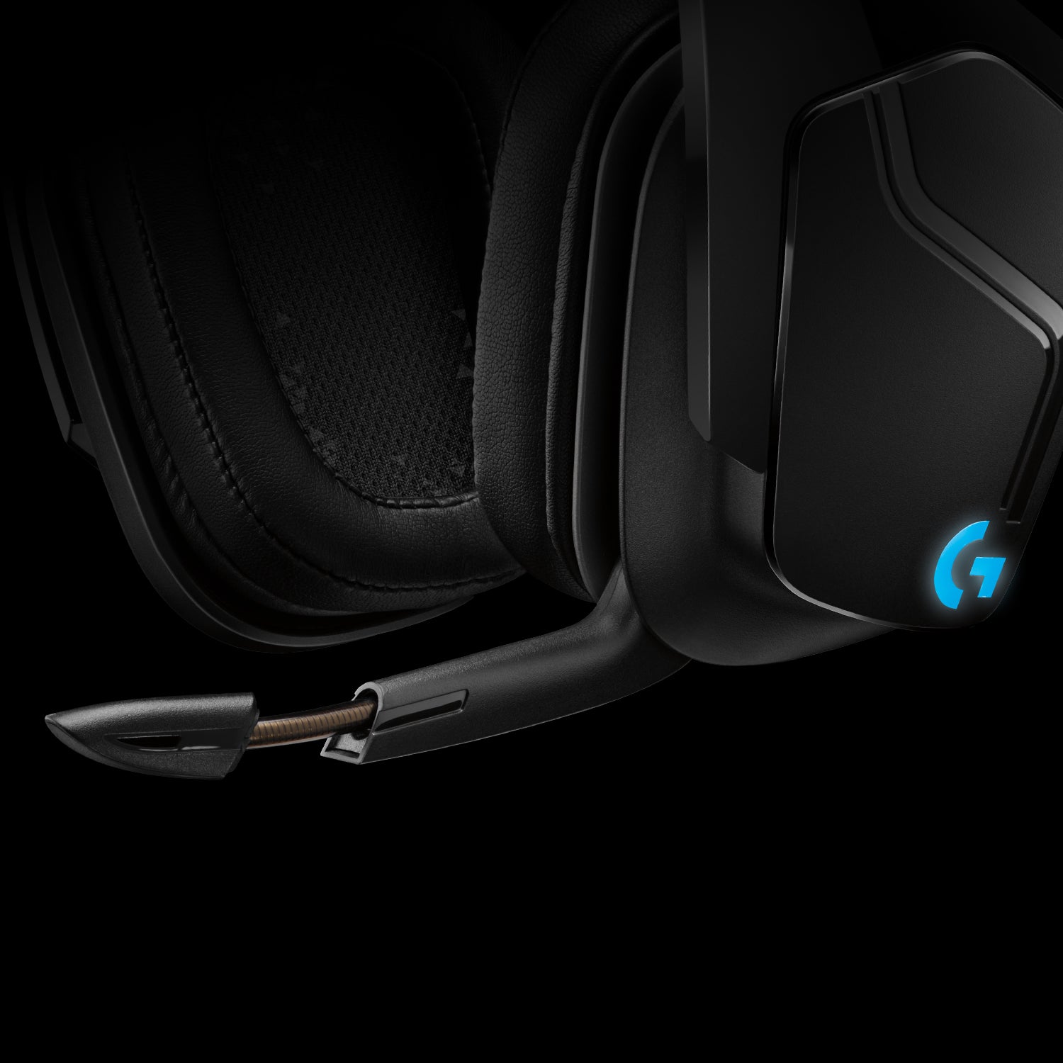 Logitech G G935 Gaming-Headset – Over-Ear, Kabellos + 3,5 mm Klinke, ANC, mit USB-A-Dongle