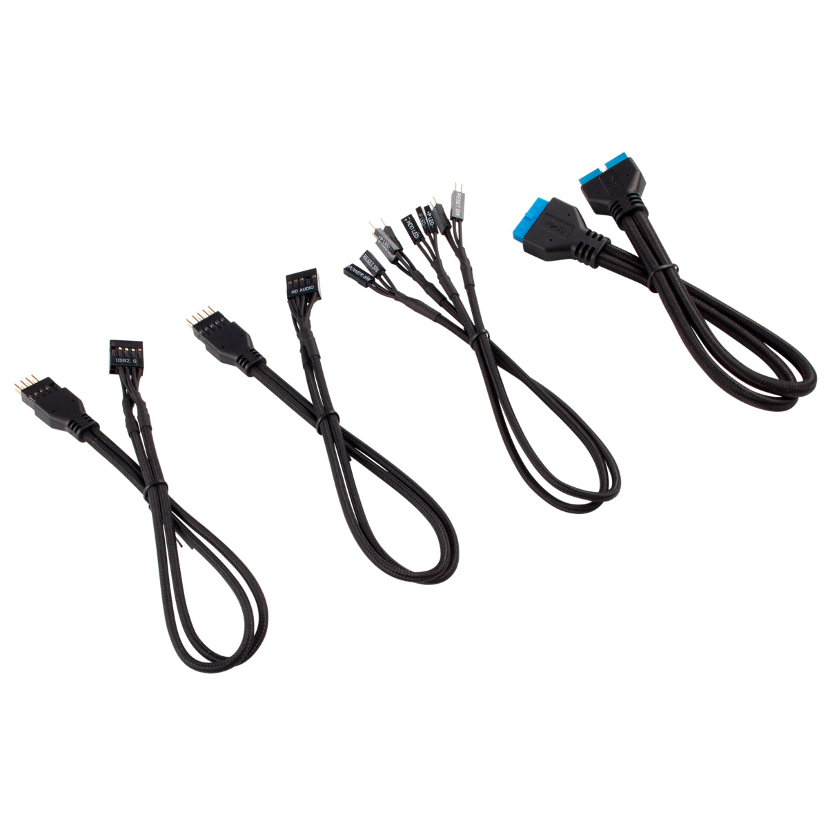 Corsair CP-8920222 DC Stromkabel – Schwarz, für Corsair HX- und RM-Netzteile