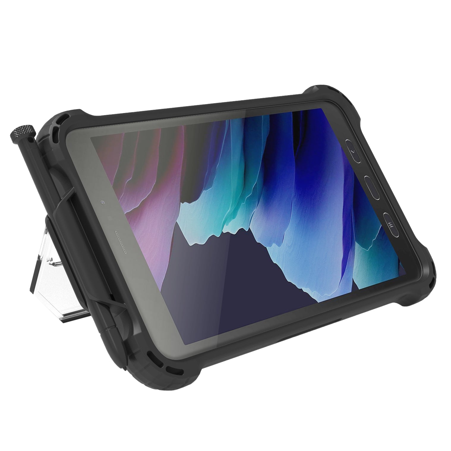 InfoCase Tablet-Hülle für Samsung Galaxy Tab Active5 8" – Schwarz/Grau