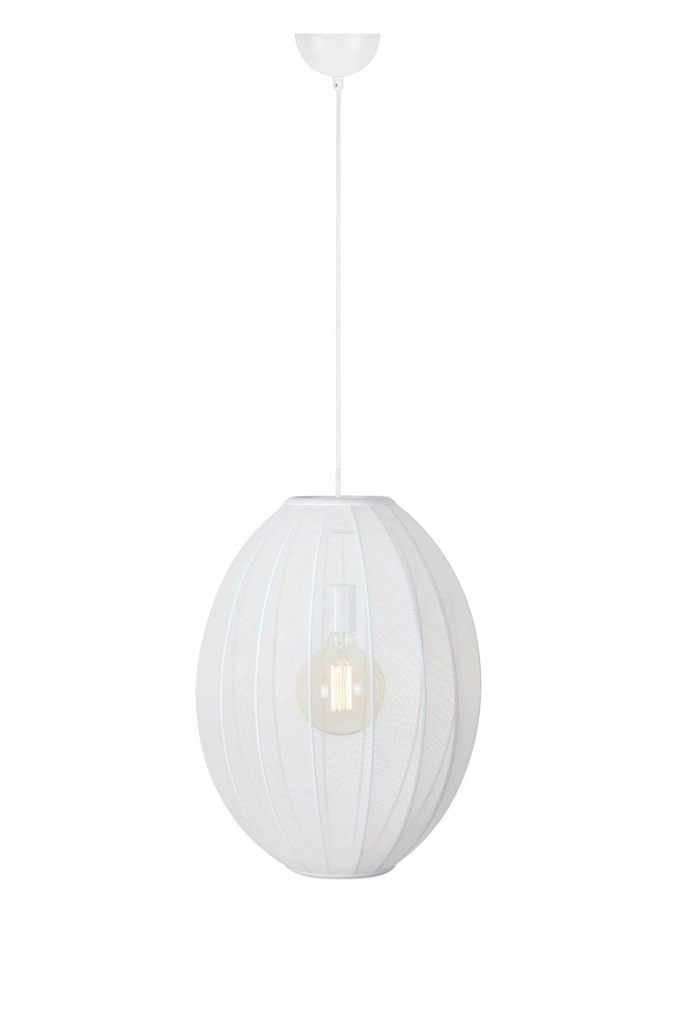 Markslöjd Pendelleuchte Florence – 40,0 × 40,0 × 50,0 cm, 40 W, Neutralweiss, weiss, exkl. E27