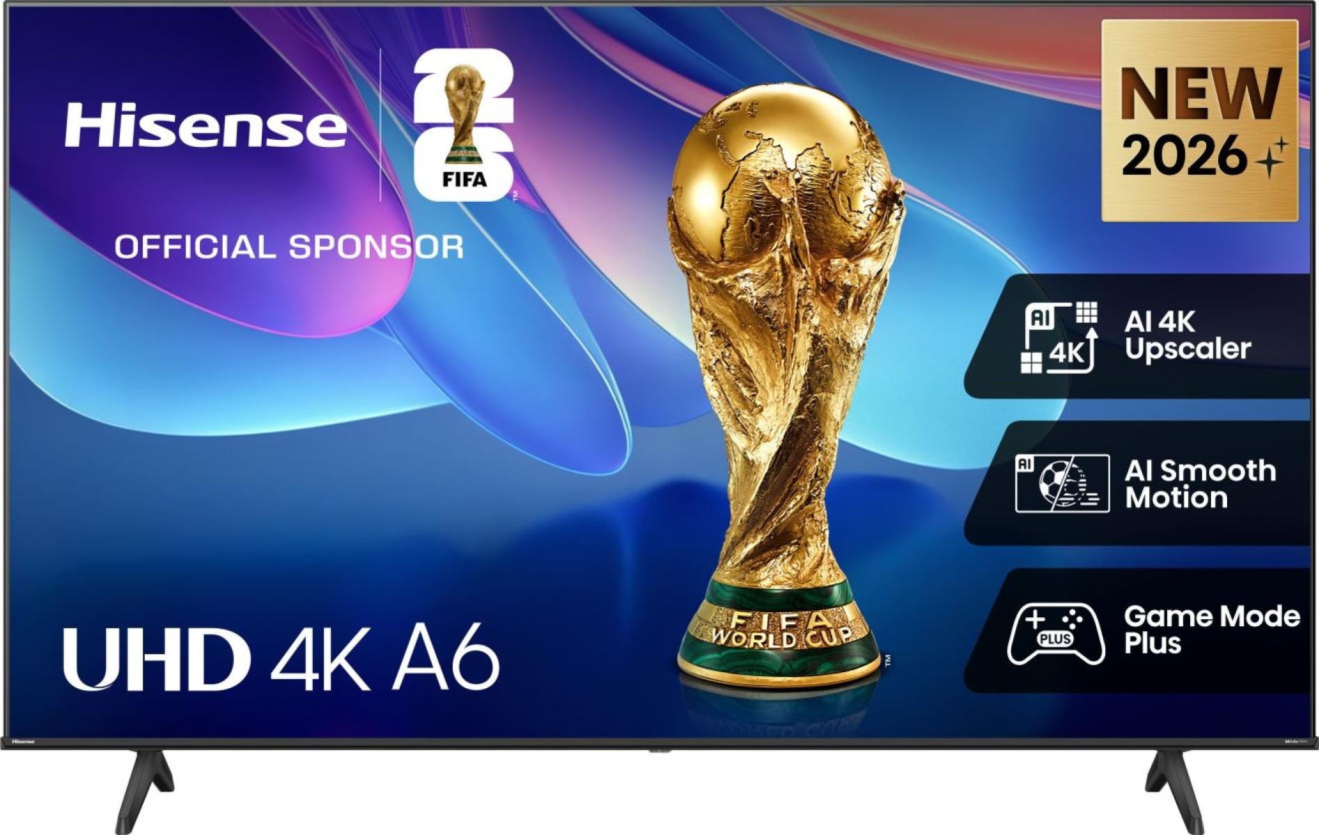 Hisense A6S 58A6S – 58" TV – 4K UHD – LED-LCD – VIDAA – 60 Hz – Dolby Vision