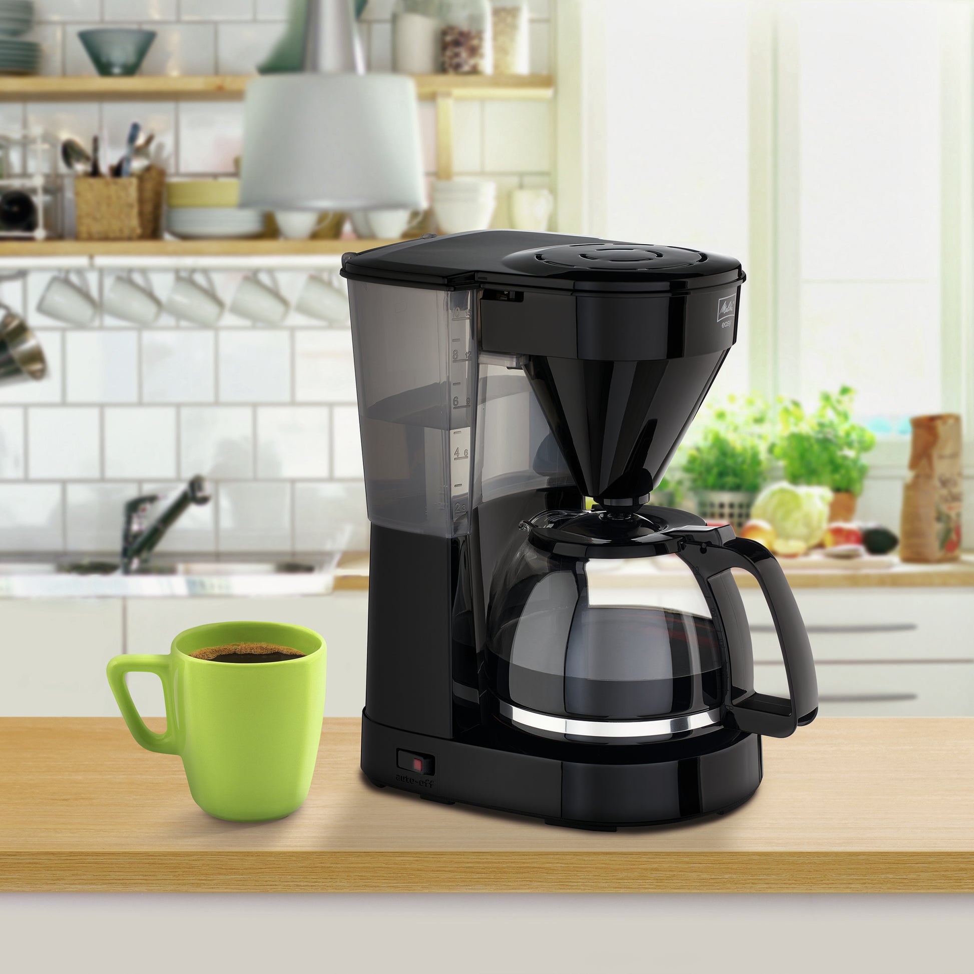 Melitta Easy 1023-02 Filterkaffeemaschine – 10 Tassen, Schwarz
