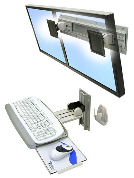 Ergotron NEOFLEX MIS-D – Wandhalterung, Dual, Wand, bis 24", 11,3 kg