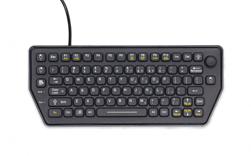 Gamber-Johnson IKEY Mobile – Tastatur, Membran (Force Sensing Resistor), beleuchtet