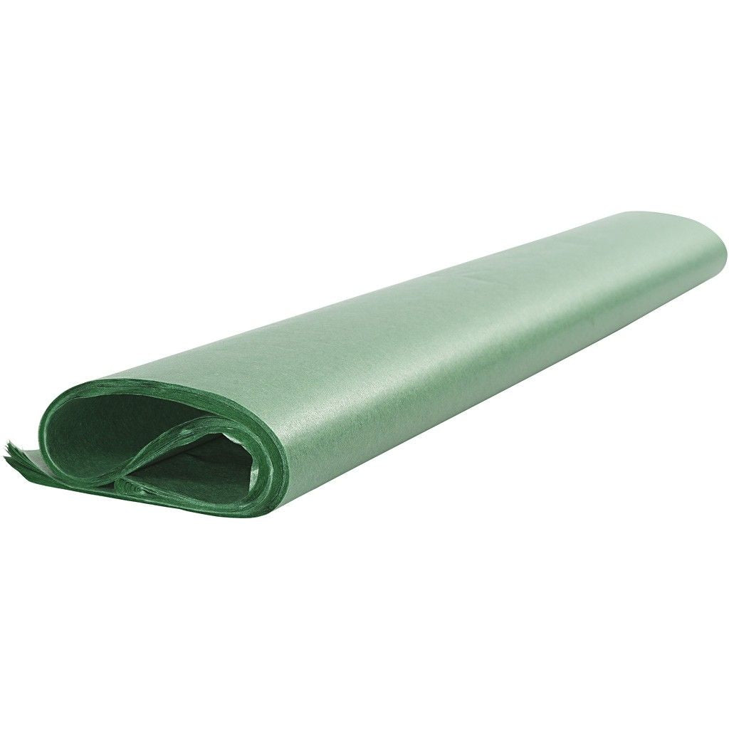 Creativ Company Seidenpapier Grün – 50 × 70 cm, 25 Bogen – 14 g/m²