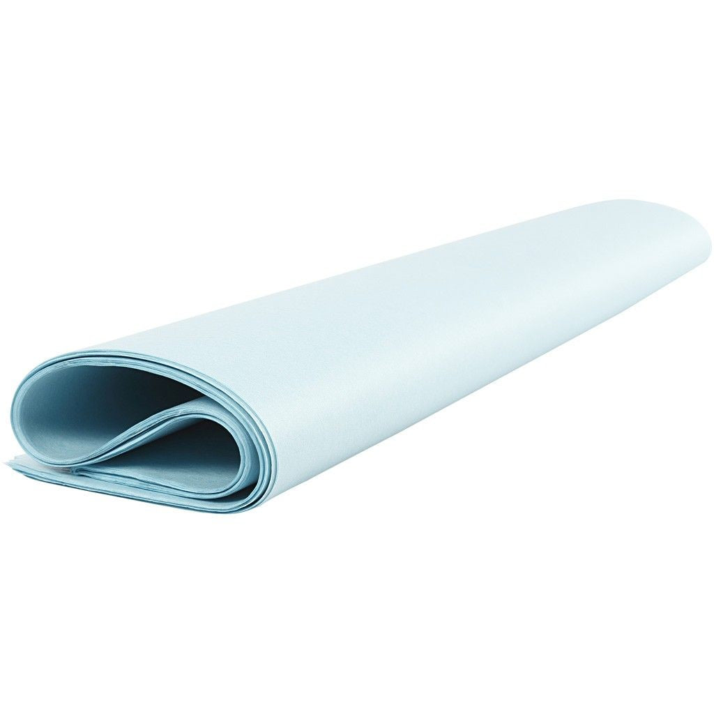 Creativ Company Seidenpapier, Hellblau, 50 × 70 cm, 14 g/m², 25 Bogen